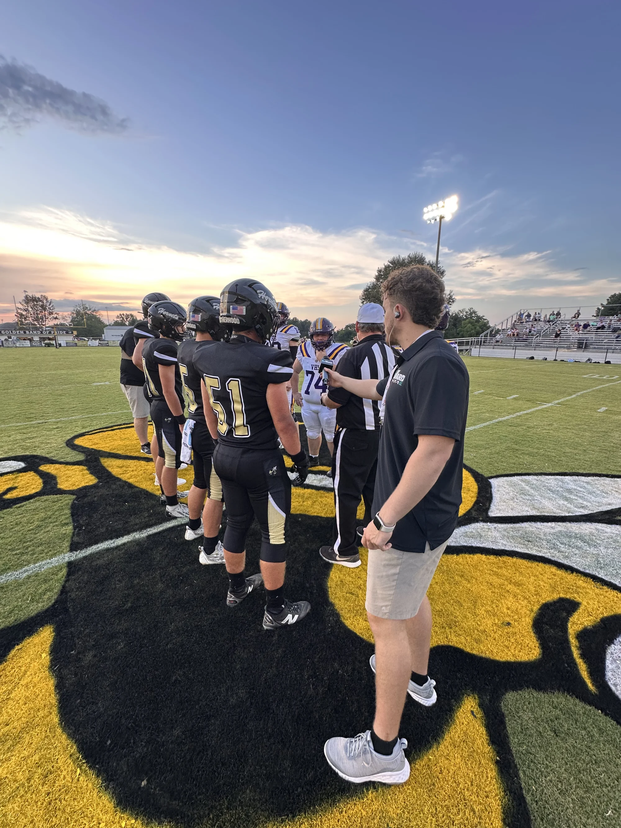 Ider Hornets vs Valley Head Tigers coin toss!